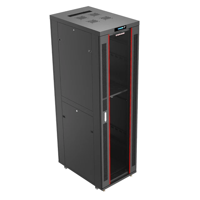 Server Rak Uk SYSRACKS 42U DEEP Free Standing Network Server Rack Cabinet Enclosure ...