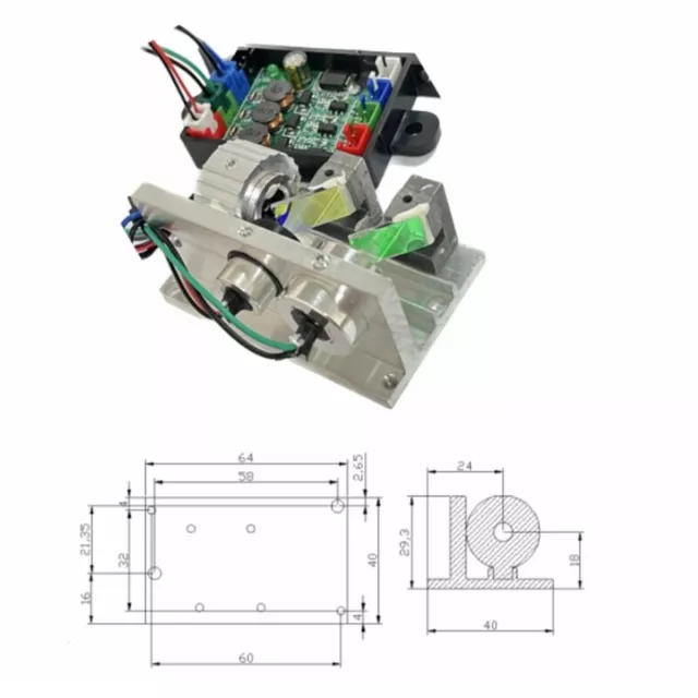 Combo blanc RGB 200/500MW module laser animation scène éclairage couleur 2