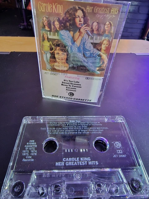 Carole King - Her Greatest Hits - Cassette Tape Ode Records