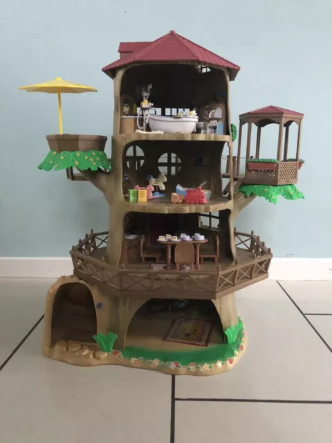 SYLVANIAN FAMILIES OLD Oak Hollow Tree House 16.00 PicClick UK