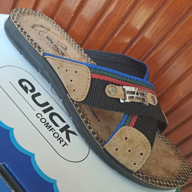 Pantofole Uomo ESTRO In Pelle - Ciabatte Estive Con Suola Memory Foam, Comode E Morbide - Foto 8