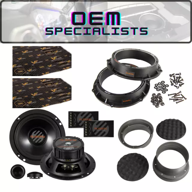 VW  Crafter Speaker Upgrade Musway ML6.2C complete package 200w