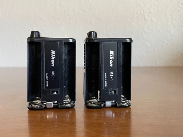 Soportes de batería Nikon MS-1 AA para paquete de baterías MB-1 - par MS1 funcionando 3ra GENERACIÓN