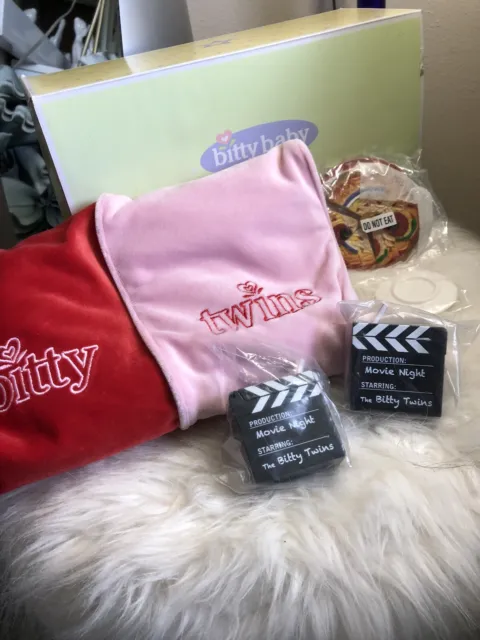 American Girl - Bitty Baby/Twins Movie Chair and Snack Set - NIB - SOLD OUT