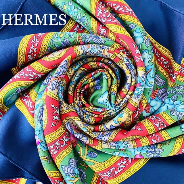 Hermes Carre 90 100% Silk Scarf Karamdan