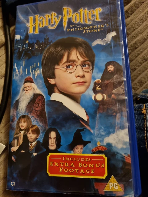 HARRY POTTER AND The Philosopher s Stone VHS Video Tape Extra Bonus 