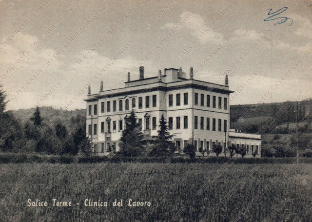1952 SALICE TERME Godiasco Clinica del Lavoro Pavia Cartolina