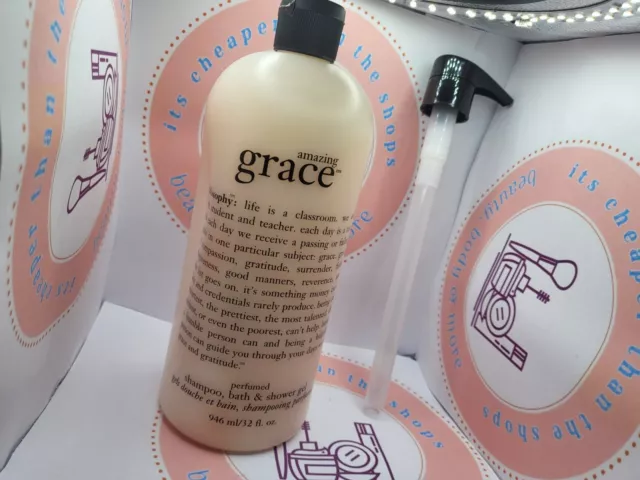 philosophy amazing grace perfumed shampoo, bath & shower gel...946ml💗💓