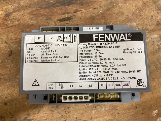 Fenwal 35-662944-013 Automatic Ignition Control System
