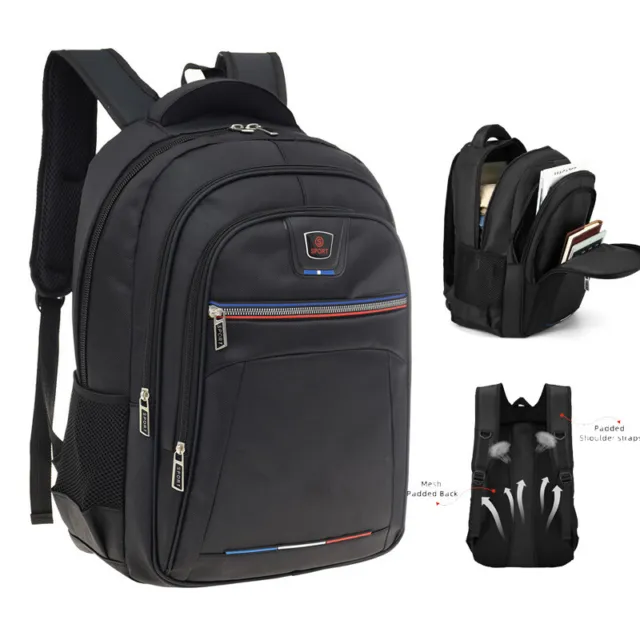 Men's Women's Computer Backpack Waterproof Travel Large Student School Bag