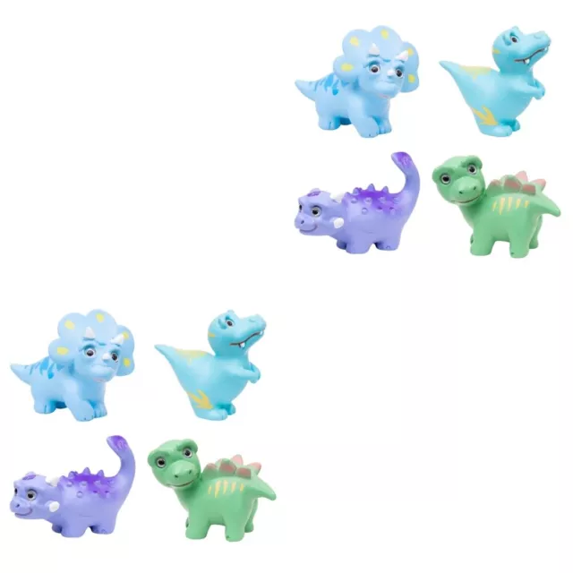 Figurines de dinosaures mignonnes, 8 pièces, modèle de Mini dinosaure en