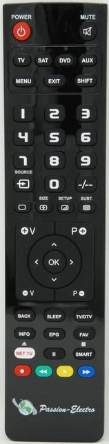 Télécommande de remplacement pour PHILIPS 43PUS6401/12, TV