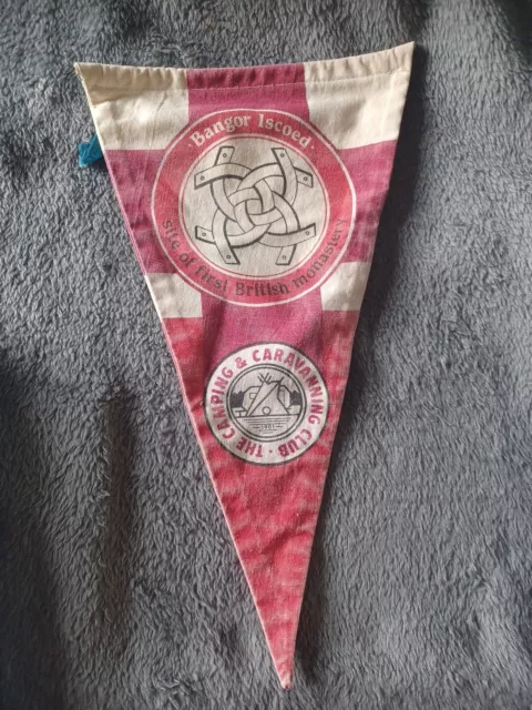 Camping And Caravanning Club - Bangor Iscoed Vintage Pennant