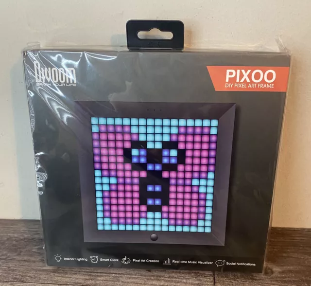 Divoom Pixel Art Digital Picture Frame with 16x16 LED Display APP Control Sealed