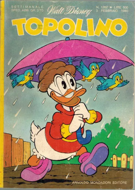 Topolino # 1262 Mickey Mouse Comics 1980