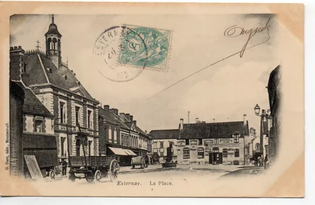 ESTERNAY - Marne - CPA 51 - la place du marché