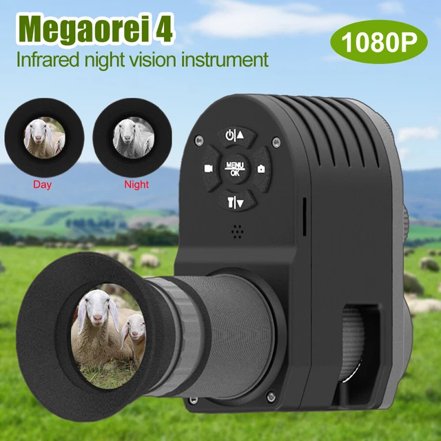 Megaorei 4 A Telescope Sight Monocular Hunting Night Vision Scope Camera 1080 4X
