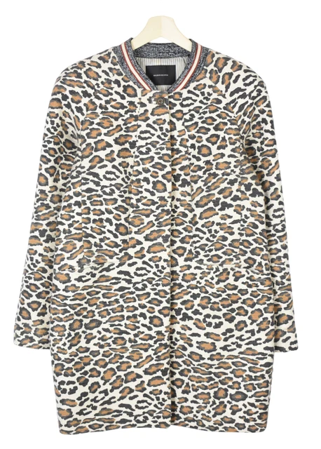MAISON SCOTCH LEOPARD Print Jacket Coat Size 12 Bnwt 65.00 PicClick UK
