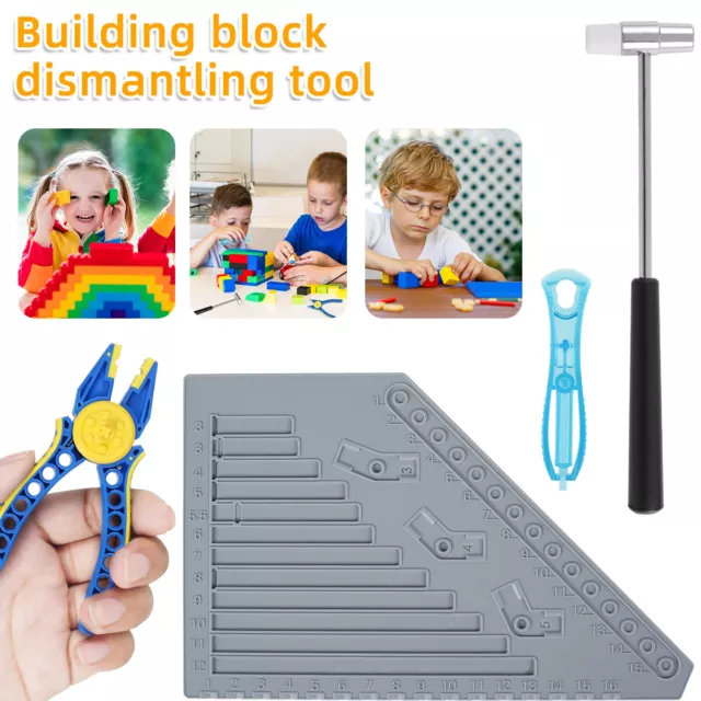 Building Block Tool Include Brick Separator Multi-Use Hammer Auxiliary Plies╏