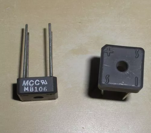 4 x MB-106 - Redresseurs en pont 600V 10A