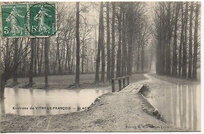 Blacy around vitry le Francois-marne-CPA 51 - a path