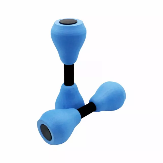 2Pc Water Aerobics Aquatic-Dumbbell EVA Yoga Barbell Exercise Fitness Equipment