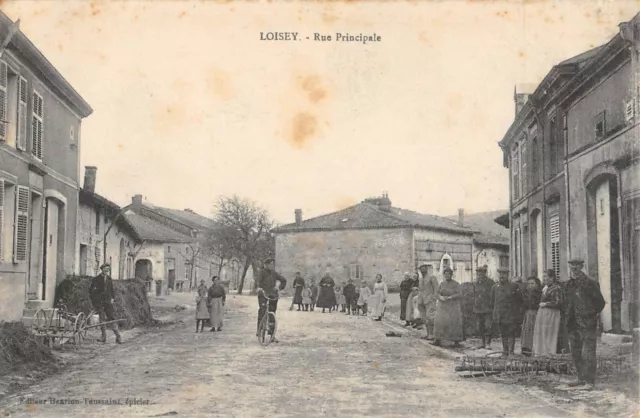 Cpa 55 Loisey Rue Principale