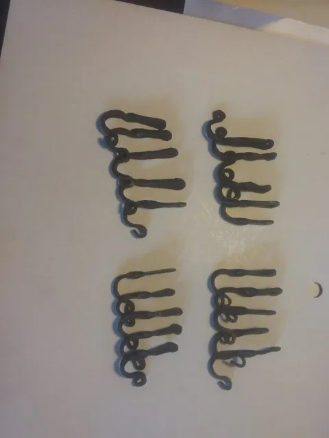New 20 pack American handmade J hooks with a twist and a tail.