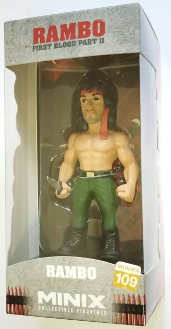 Minix First Blood II Collectible Figurine Rambo n.109 Movies Statuetta