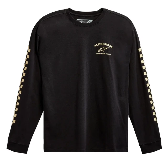 Alpinestars Sunday Mens Long Sleeve T-Shirt Black