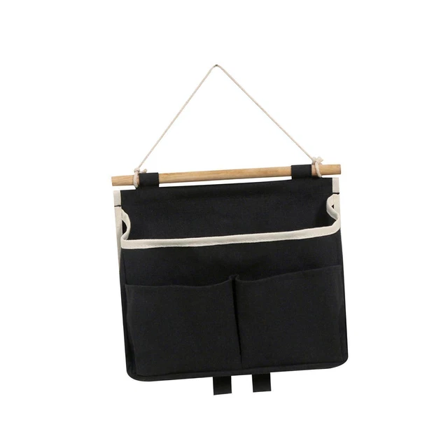 Wall Mount Practical Storage Bag 3 Pockets Wall Door Closet Hanging Storage Bags