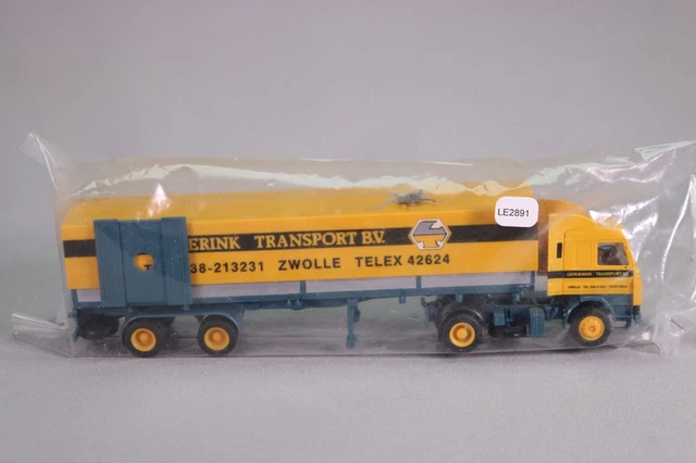 Herpa 1:87 – Camion Scania R 09 TL HZ + Remorque – Power Truck Show – Miniature HO