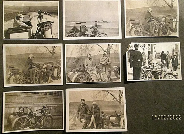 Vintage Motorcycle Photos ( Rare Original 1920,S Or 1930,S) Photos