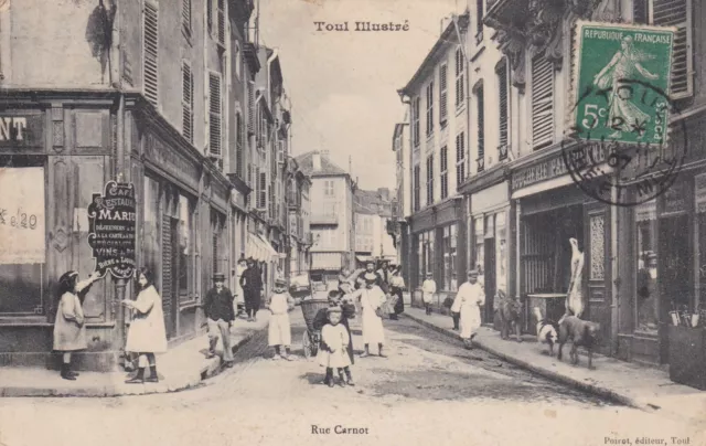 Cpa 54 Toul Rue Carnot
