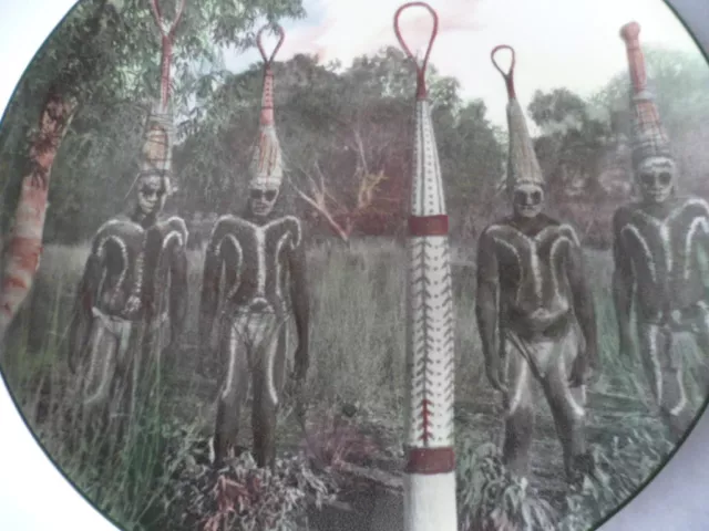 Royal Doulton Australian Aborigine China Plate Aboriginal Corroboree Dance Dress 2