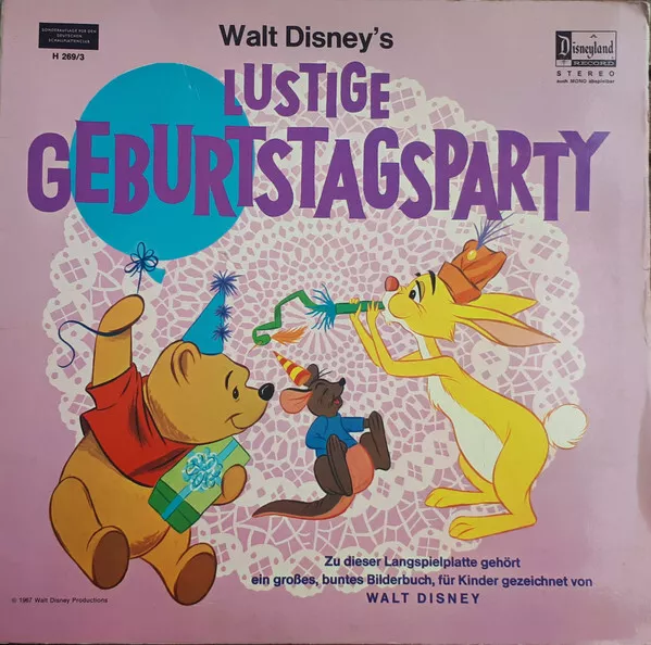 Various Walt Disney's Lustige Geburts LP Album Club Gat Vinyl Schallplatte 024