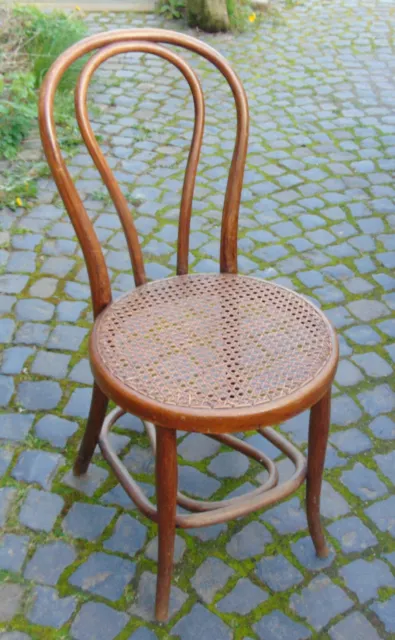 ORIGINAL   THONET STUHL Nr. 18 mit Stiefelknecht   - SELTEN -