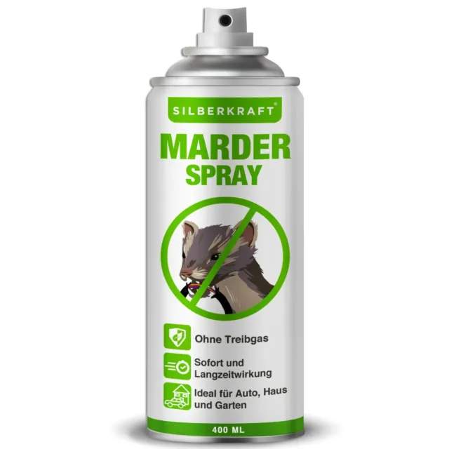 Marderschreck für Auto,Dachboden + Garage, Anti-Marderspray 400ml, Marder Spray