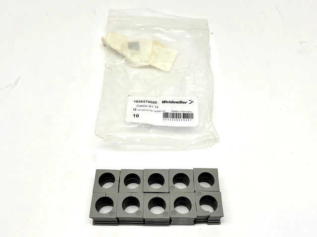 Weidmuller 1826570000 Grommet 14-15mm Grey LOT OF 10