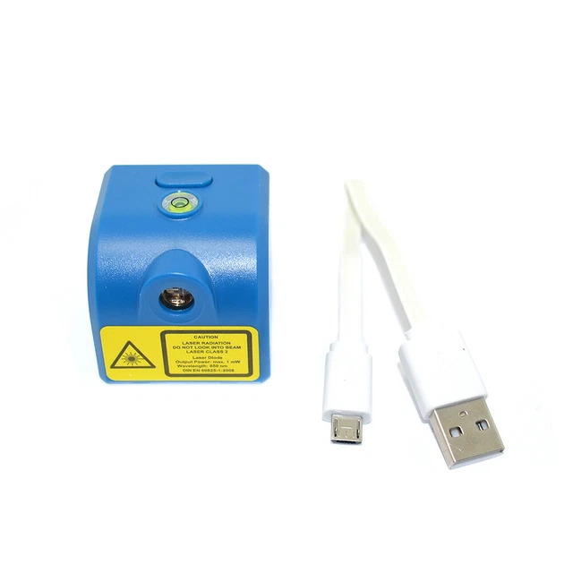 650nm 1mW Red Cross Laser Module Portable USB Charging Outdoor Infrared Level