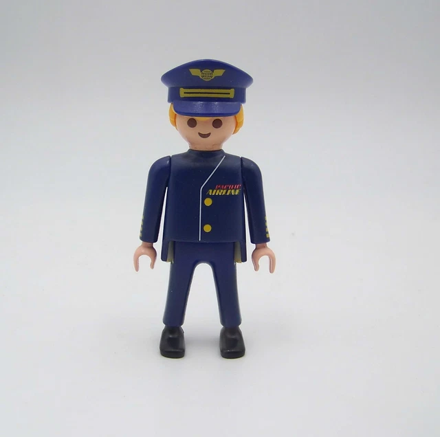 Playmobil Commandant/passagers/Avion – Jeu De Construction Pour Enfants