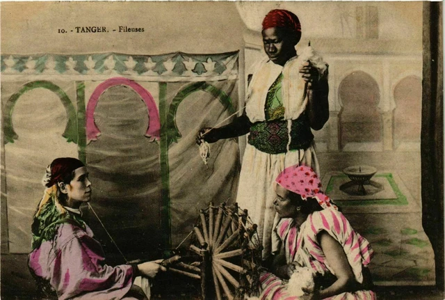 CPA AK TANGER Fileuses MOROC (824847)