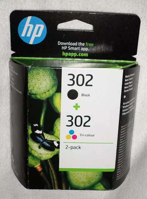 Kombipack„HP 302“-Druckerpatronen-Black+Tricolor-2er Drucker Patronen-NEU/OVP