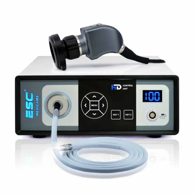 Portable Endoscopy Camera & Cold LED Light Source HD USB ENT Medical Endoscope