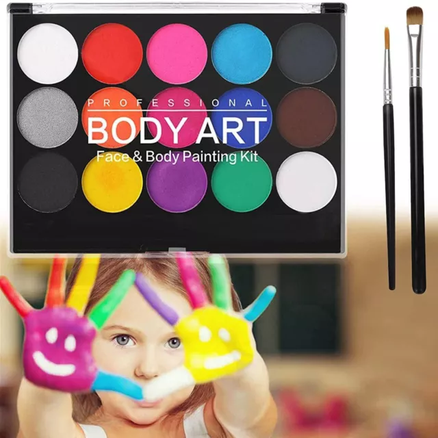 Face Paint Kids Kit Halloween Makeup Set for Boys Girls Toy Xmas Present  32pc