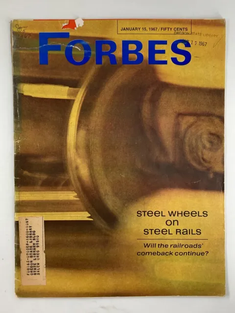 VTG Forbes Magazine January 15 1967 Steel Wheels on Steel Rails