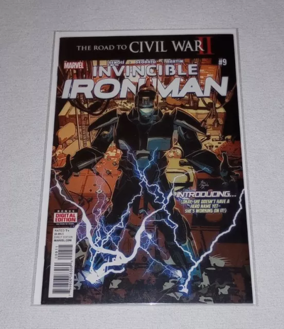 M925 Invincible Iron Man (2015) # 9 - 1st full Riri Williams in armor NM/NM+