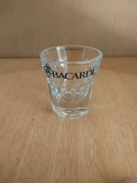 6x Bicchierini Cicchetto vetro Bacardi da Collezione