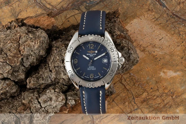 BREITLING SHARK 300M 1000FT Automatik Edelstahl Herrenuhr Ref