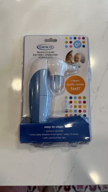 Aspirador nasal Graco NasalClear, limpia la nariz tapada rápido - NUEVO/SELLADO